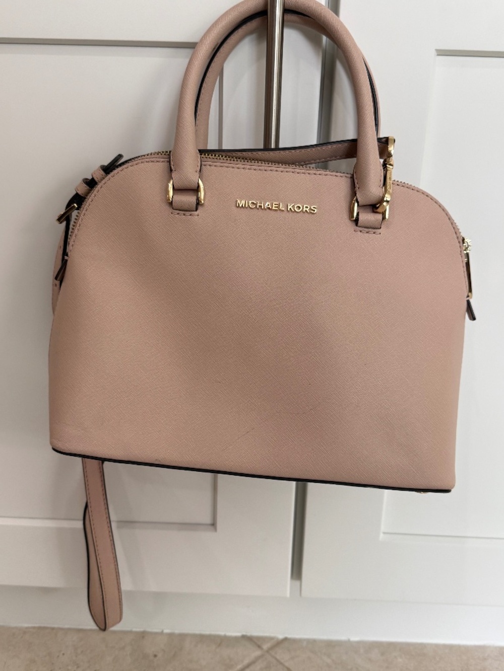 Michael Kors Handbag – Shoulder & Crossbody Satchel in Blush Pink